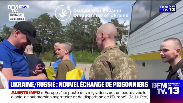 Un nouvel échange de prisonniers entre l'Ukraine et la Russie est en cours