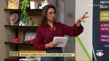 Frente fria chega em regiões do Brasil no domingo, 08/06/25 | Melhor da Tarde