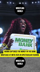 Naomi Shined At WWE Money In The Bank 2025.