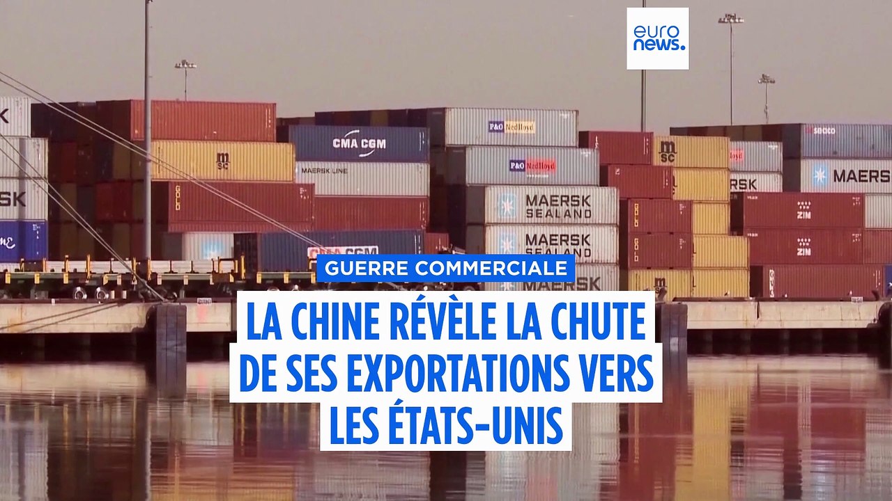 En amont de nouvelles négociations commerciales, la Chine révèle la chute de ses exportations vers les États-Unis