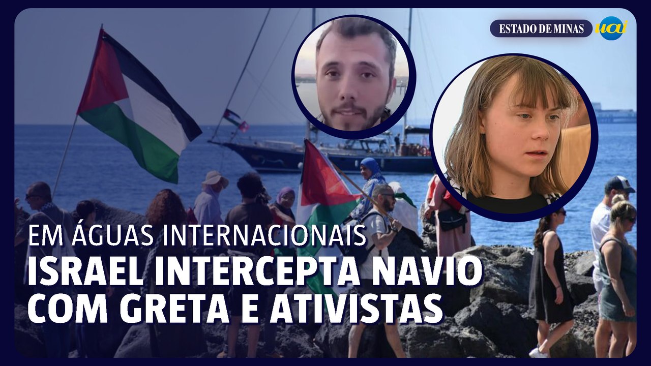 Israel intercepta navio com Greta Thunberg e ativistas rumo a Gaza