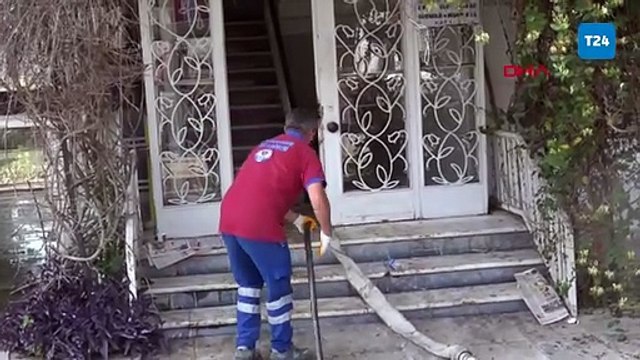 Trabzon'da sel temizliği yapan belediye işçileri karbonmonoksit gazından etkilendi; 2 işçi hastaneye kaldırıldı