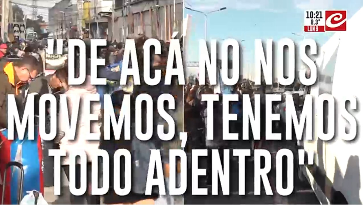 Crónica junto a los feriantes de La Salada: "De acá no nos vamos, tenemos todo adentro"