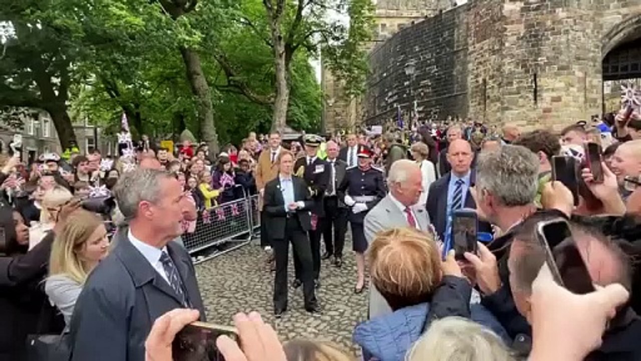 King Charles visits Lancaster Castle - Lancashire County Council video
