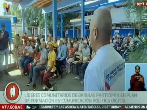 Barinas I Líderes comunitarios participaron en Plan de Formación y Comunicación de Política Digital