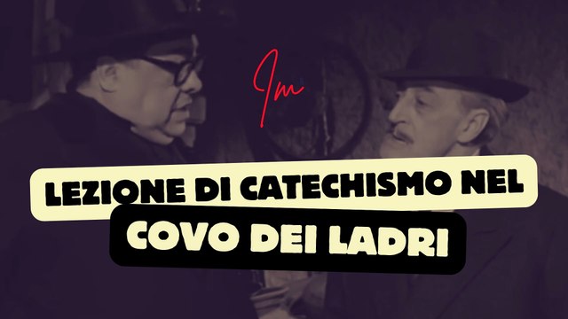 Short divertenti HD Toto': LEZIONI DI CATECHISMO NEL COVO DEI LADRI #cinema #films #imtiwu