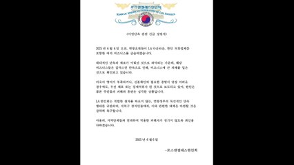 LA 한인회 "적법 절차 따르지 않는 연방정부 단속 규탄" / YTN