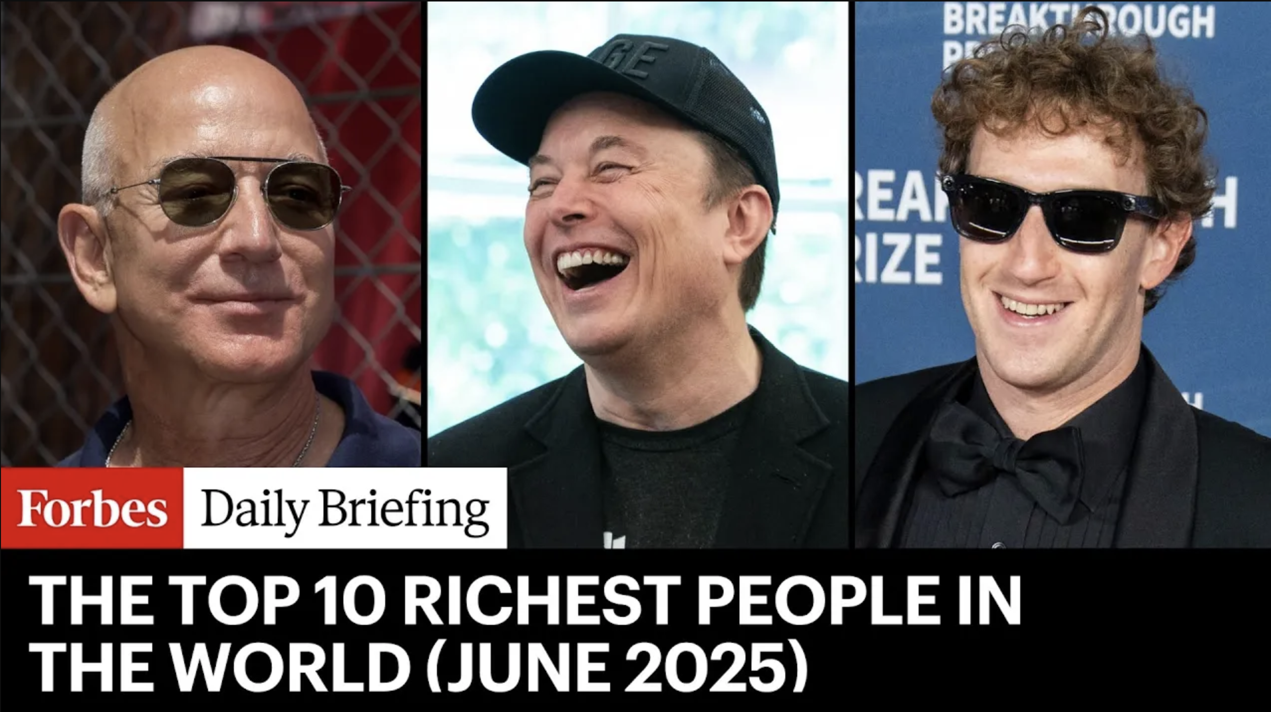 The 10 Wealthiest Individuals on the Planet – June 2025