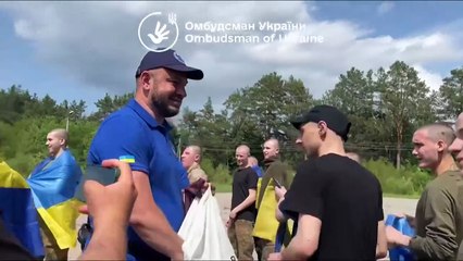 Freed prisoners of war returned as part of major Ukraine-Russia exchange deal