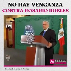 No hay venganza contra Rosario Robles