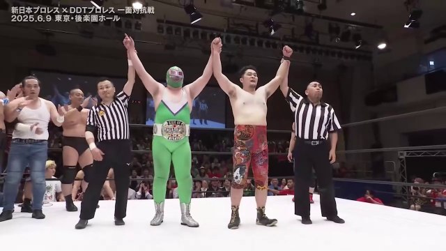Toru Yano vs. Super Sasadango Machine - DDT Extreme Championship Match ~ Corner Mat on the Mat Rule: NJPW vs DDT - Toru Yano vs Super Sasadango Machine (6/9/2025)