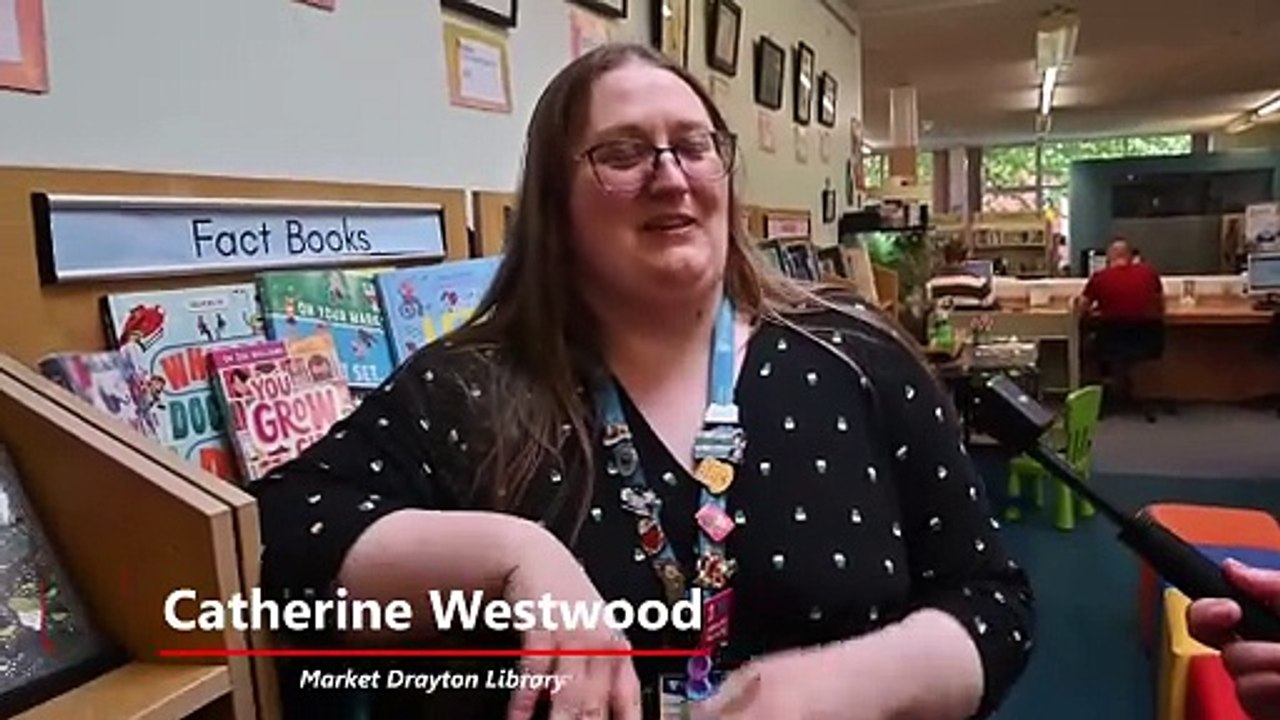 A chat with Catherine Westwood, manager at Market Drayton Library, about her love for the town and the people who live there.