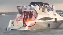Explosión en un barco en Nueva York: 22 personas saltan por la borda para evitar abrasarse