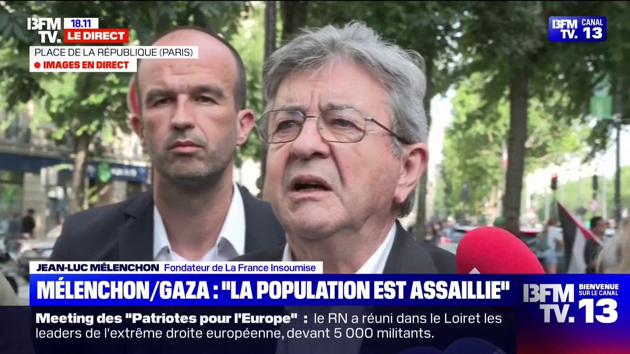 Bateau pour Gaza intercepté par Israël: Jean-Luc Mélenchon "salue le courage extraordinaire" des militants
