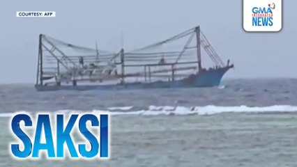 Bahura kung saan sumadsad ang isang Chinese militia vessel malapit sa Pag-asa Island sa WPS, iinspeksyunin | Saksi
