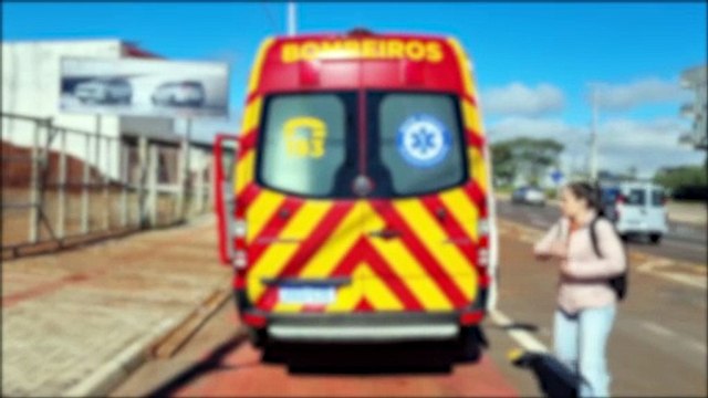 Homem fica ferido em acidente na marginal da BR-277