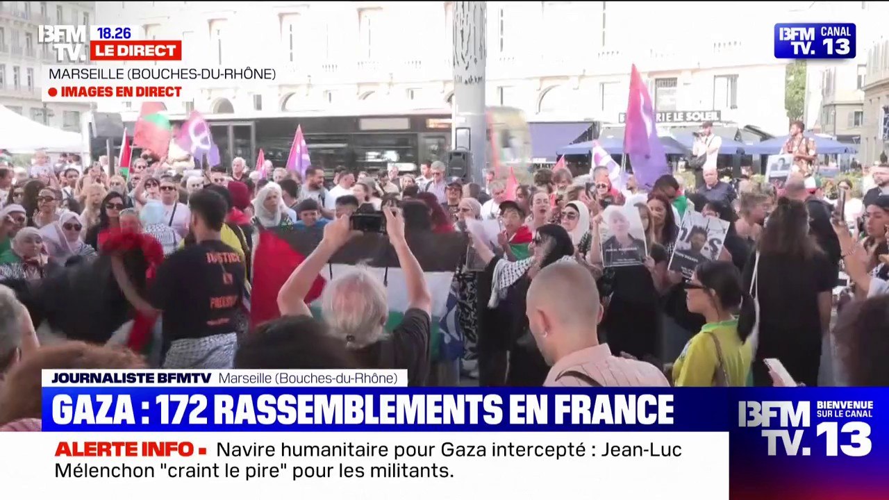 Gaza: un rassemblement est en cours à Marseille en soutien à la Flotille de la liberté