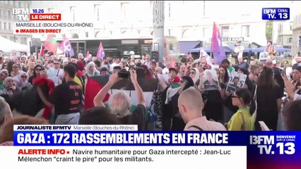 Gaza: un rassemblement est en cours à Marseille en soutien à la Flotille de la liberté