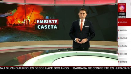 Tráiler se impacta contra caseta de 'Las Brisas', en Sinaloa; hay tres personas muertas