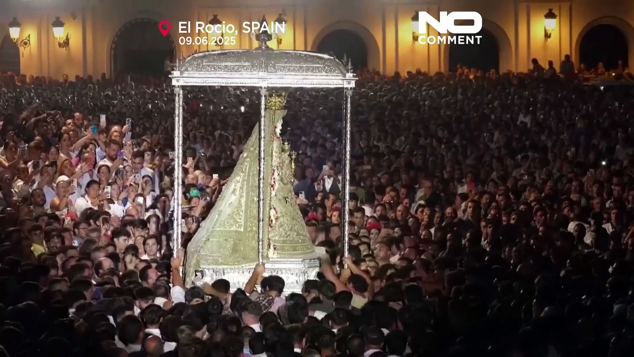 Pilger strömen nach Andalusien zur Feier der Jungfrau von Rocío