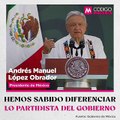 Hemos sabido diferenciar lo partidista del gobierno