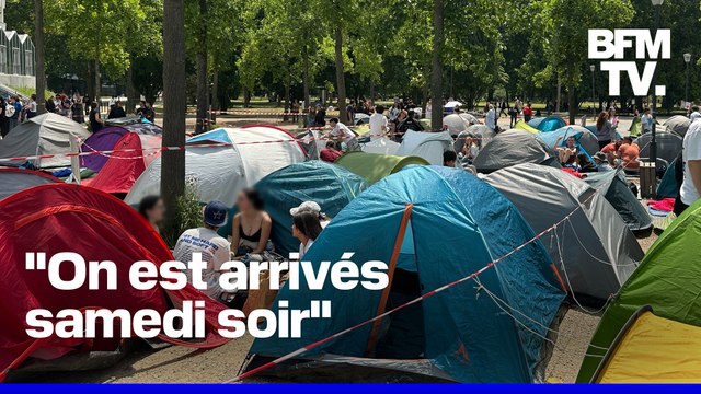 ROBIN DE BFM - Les fans de Billie Eilish campent avant ses deux concerts