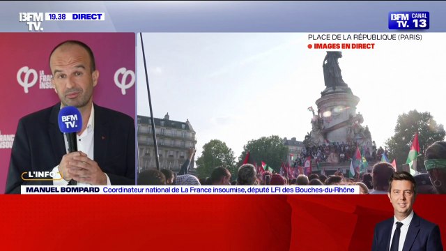 Bateau pour Gaza intercepté: Ce sont des personnes qui sont détenues contre leur volonté, contre leur gré , assure Manuel Bompard (LFI)