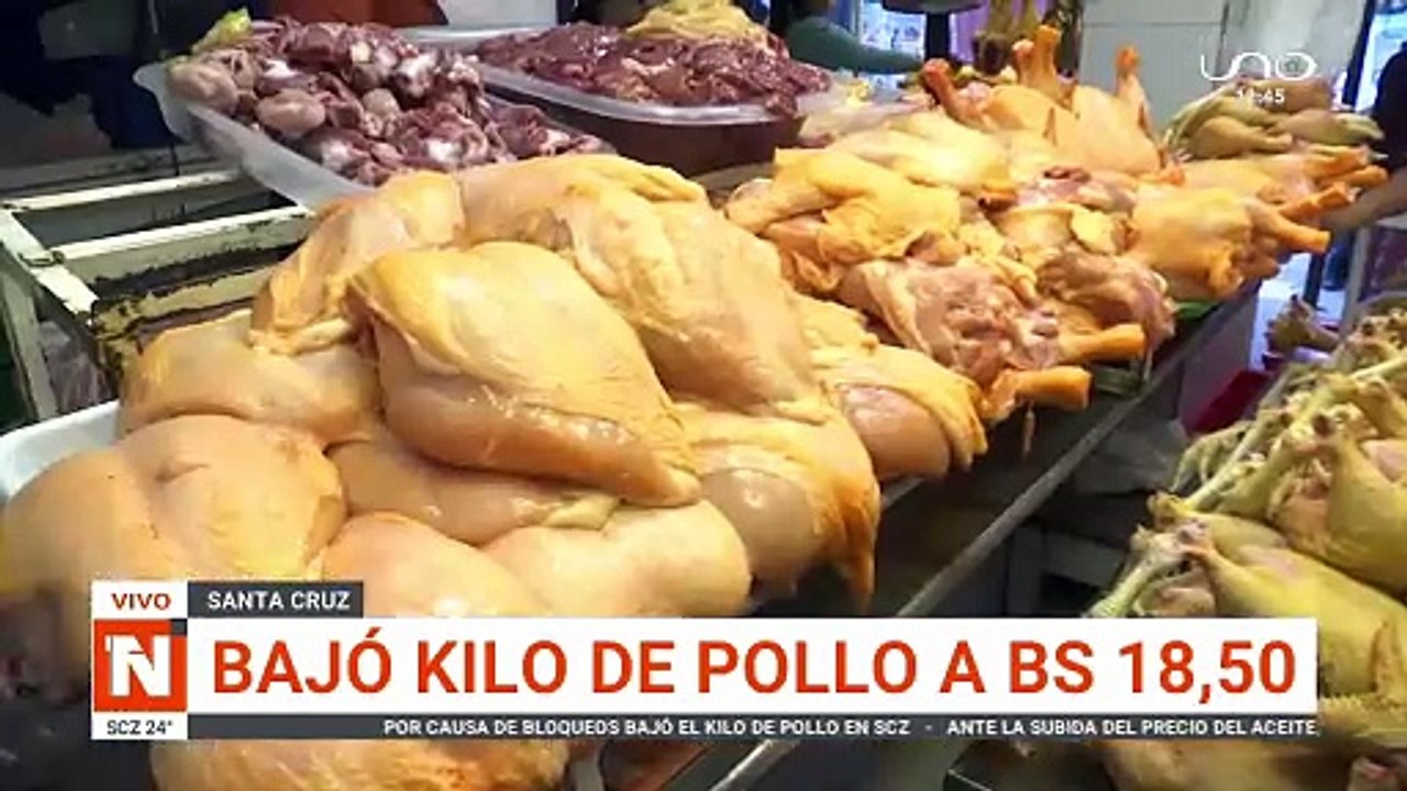 BAJÓ KILO DE POLLO A BS 17,50