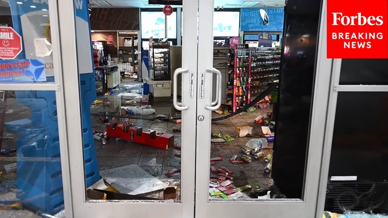 Stores And Streets Vandalized Amid Anti-ICE Riots Los Angeles