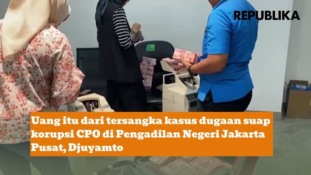 Kejagung Sita Uang Djuyamto hakim penerima suap korupsi izin CPO