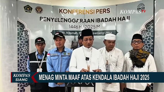 Menag Minta Maaf & Klarifikasi atas Kendala Ibadah Haji 2025