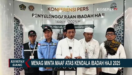 Menag Minta Maaf & Klarifikasi atas Kendala Ibadah Haji 2025
