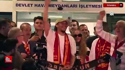 Leroy Sane, Galatasaray için İstanbul'a geldi