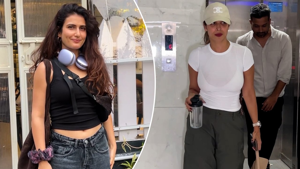 B-Town Beauties: Malaika Arora's Sassy White & Fatima Sana Shaikh's Banger Black Avatar!