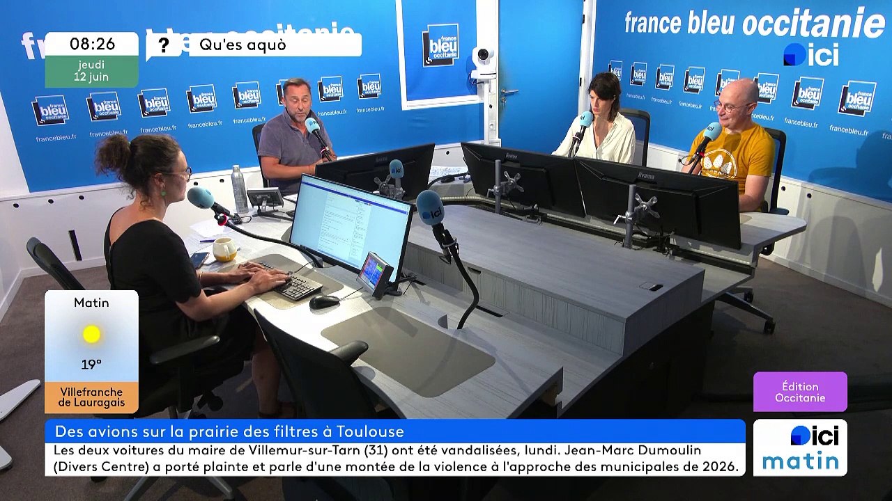 Qu'es aquò: des avions sur la prairie des Filtres (Toulouse)