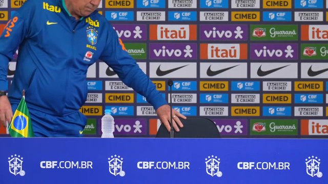 ANCELOTTI, RUEDA DE PRENSA DE LA SELECCIÓN BRASILEÑA antes del partido vs. Paraguay