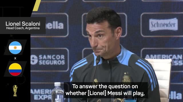 Argentina not reliant on Messi - Scaloni