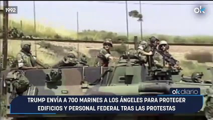 Trump envía a 700 marines a Los Ángeles para proteger edificios y personal federal tras las protestas