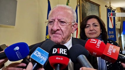Napoli - SANITÀ. DE LUCA: IN CAMPANIA AL VIA RETE REGIONALE PER L'ENDOMETRIOSI  (09.06.25)