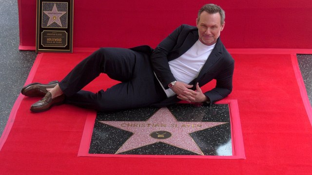 Christian Slater honored with star on the Hollywood Walk of Fame