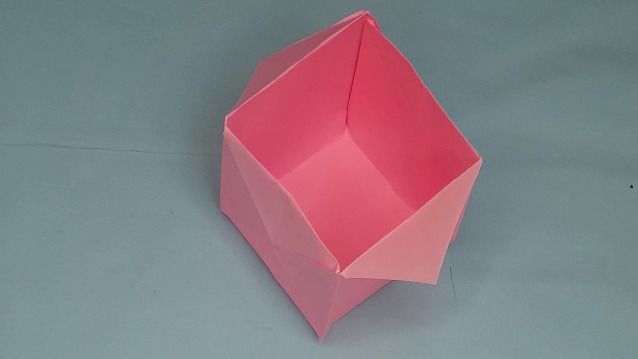 How to Make a Paper Desk Organizer | Origami Organizer (Variation 3)