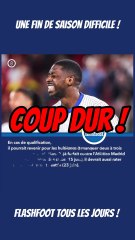 🚨 Coup dur ! Dembélé pourrait être absent plus longtemps que prévu à cause de sa blessure