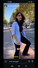 danielecondotta la ciclette sulla pista ciclabile