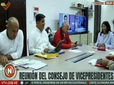 Consejo de Vicepresidentes Sectoriales evalúa estrategias para el desarrollo nacional