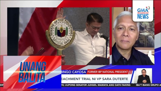 Panayam kay Atty. Domingo Cayosa, former IBP national president | Unang Balita