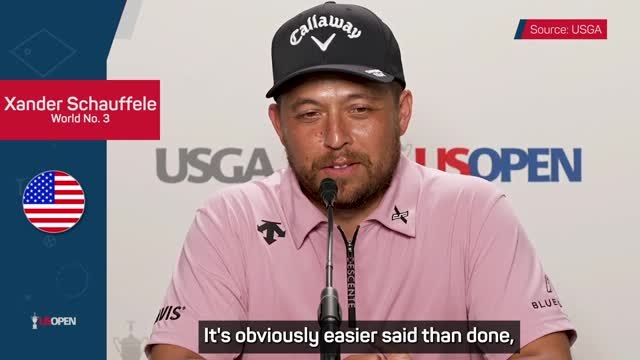 'Maybe I'm just sick' - Schauffele embracing U.S. Open challenge