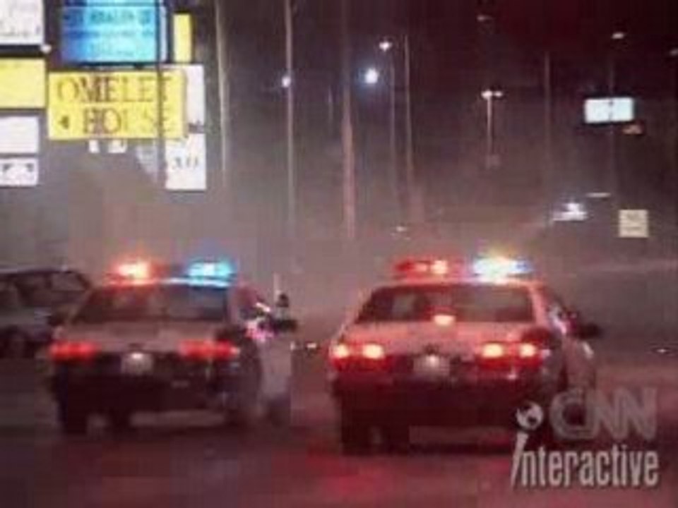 Cops chase car,crash,guy still runs