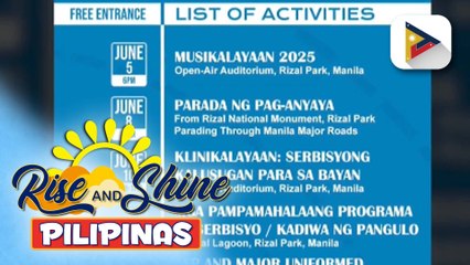 Mga aktibidad para sa ‘Araw ng Kalayaan’ sa June 12, inilatag na