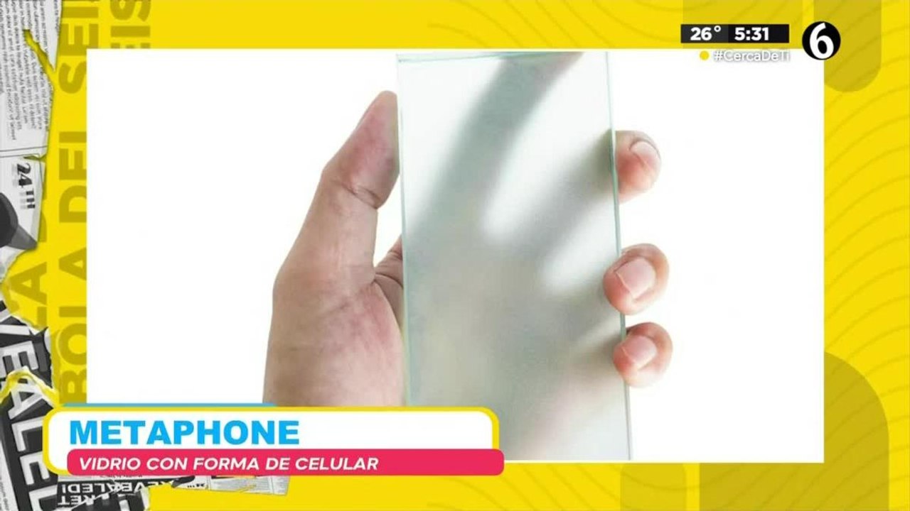 Metaphone, el vidrio con forma de celular