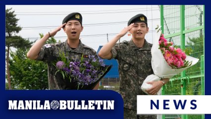 BTS' RM, V discharged from military service